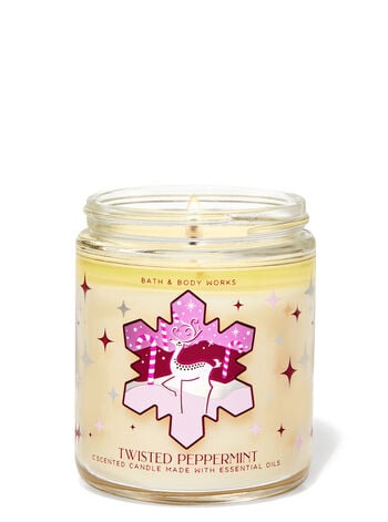 Twisted Peppermint Single Wick Candle