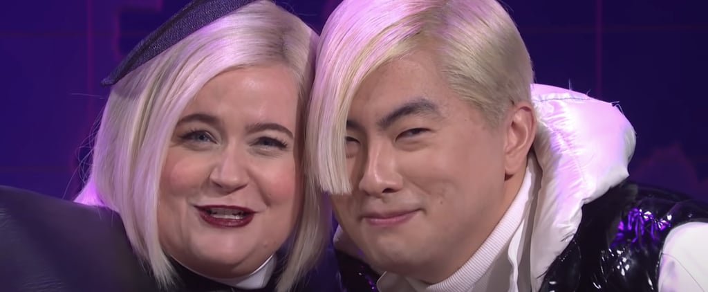 Aidy Bryant and Bowen Yang Are *This Close* to Breaking Character in "SNL" Sketch