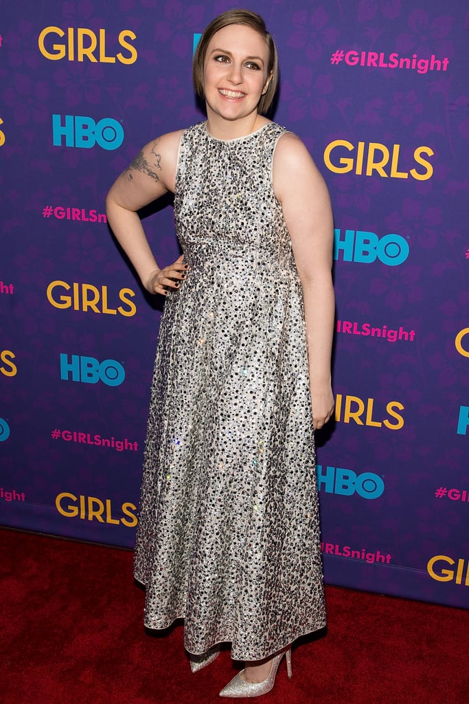 Lena glittered on the red carpet.