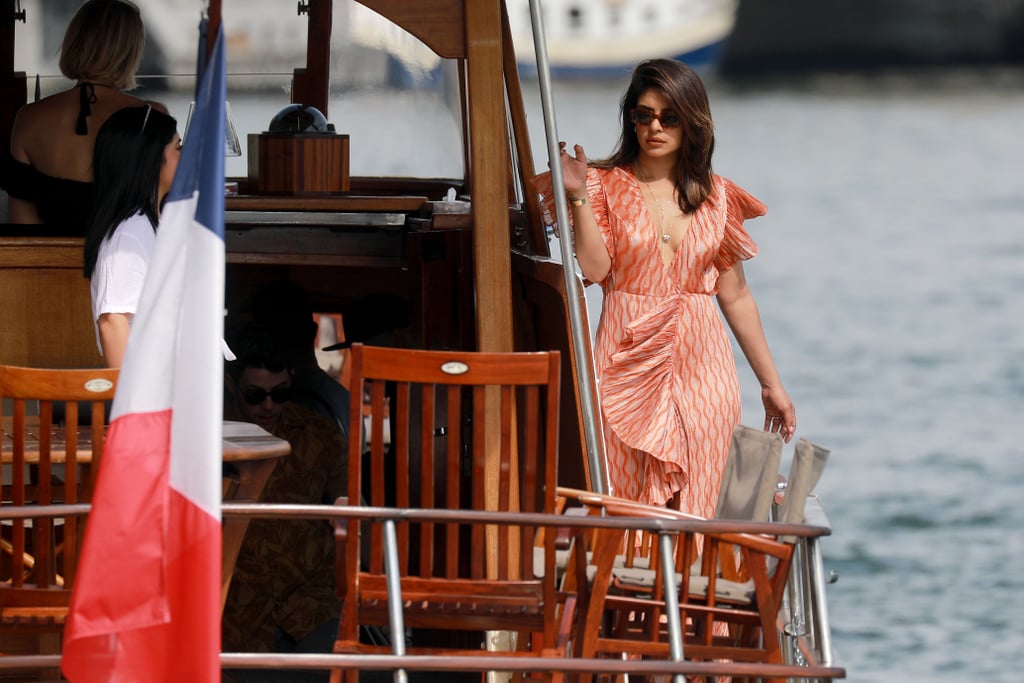 Priyanka Chopra Maxi Dress in Paris