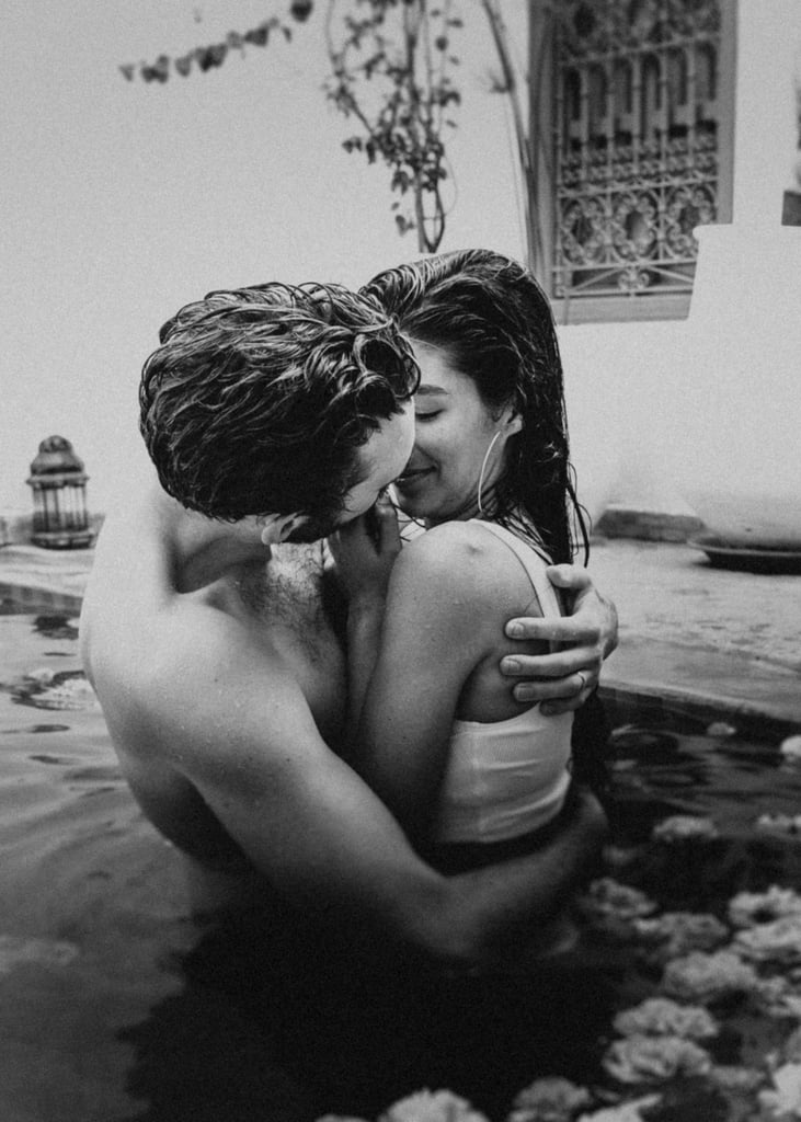 Sexy Moroccan Pool Couples Photo Shoot