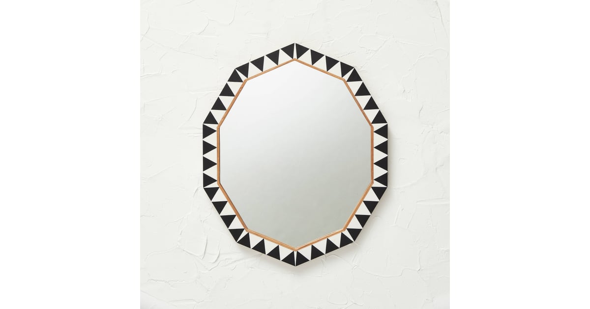 A Statement Mirror Opalhouse designed with Jungalow Wood Resin