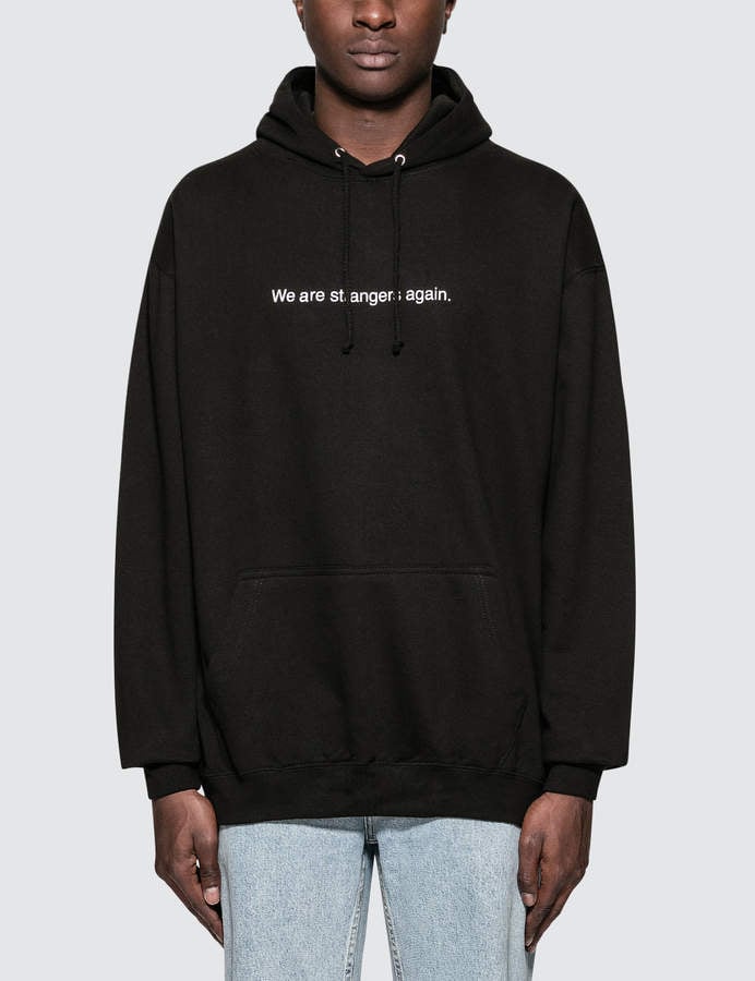 HBX Fuck Art, Make Tees "We Are Strangers Again" Hoodie