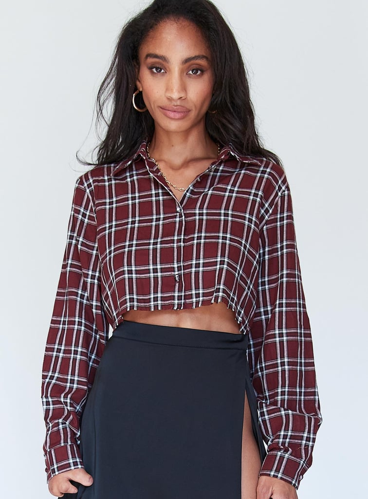 Princess Polly Nora Cropped Shirt