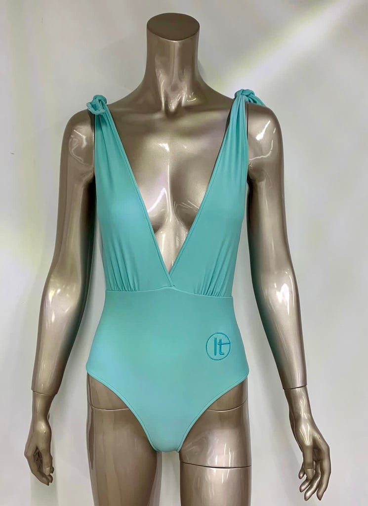 Lisa Thon Aqua One Piece Swimsuit