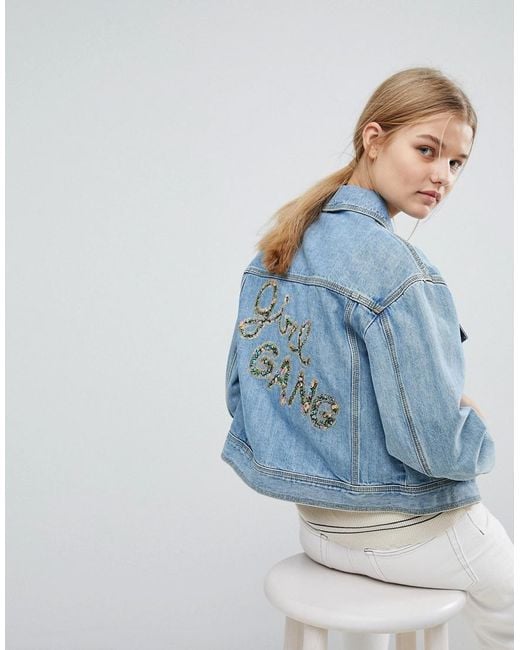 Max&Co Girl Gang Denim Jacket