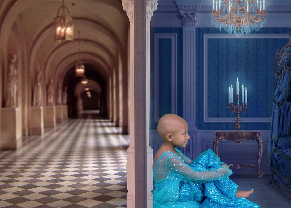 Arianna Dressed as Queen Elsa