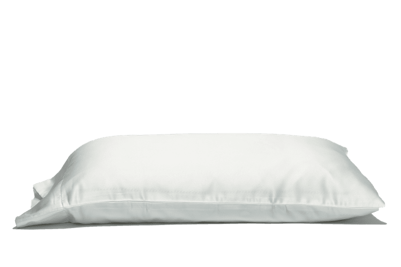 White Satin Pillowcase Luscious & Smoother For Hair