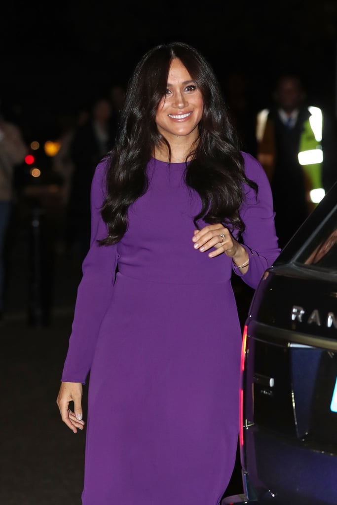 Meghan Markle Rewears Purple Dress at One Young World Summit