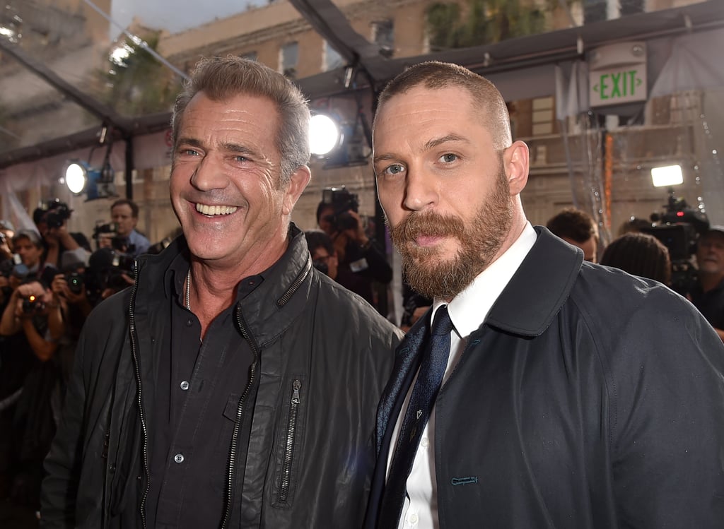With Mel Gibson at the Mad Max: Fury Road LA premiere in 2015.