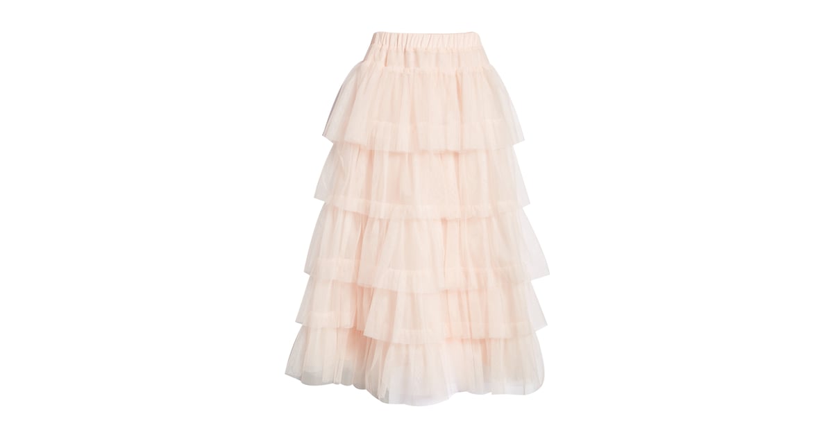 Tiered Tulle Midi Skirt | Halogen x Atlantic-Pacific ...