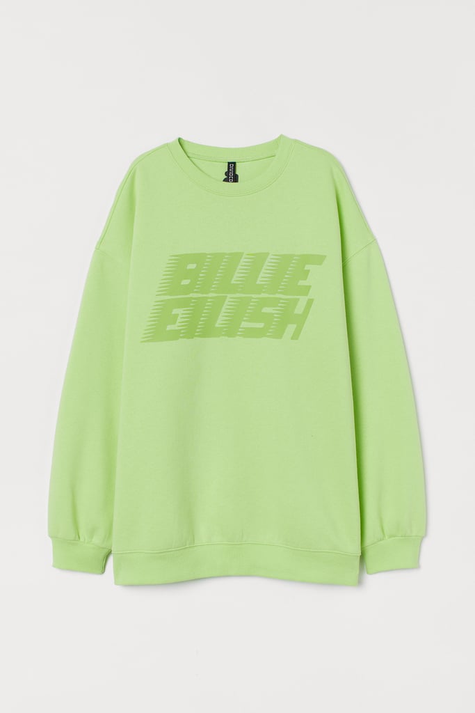 Billie Eilish Sweatshirt With Graphic Print at H&M