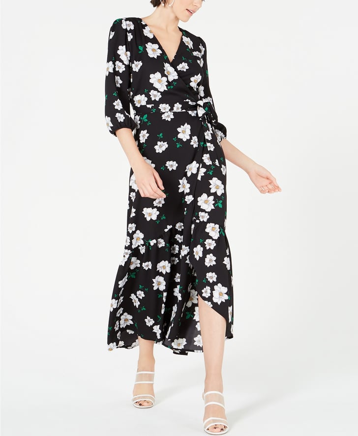 ruffle wrap maxi