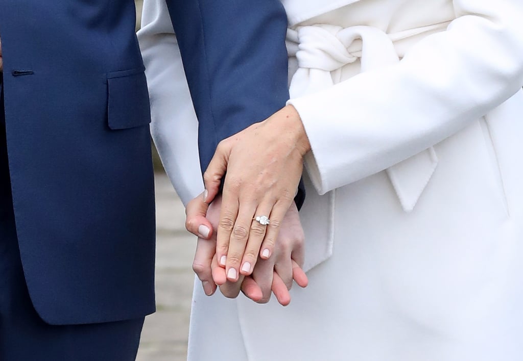 Meghan Markle Engagement Photo Nails