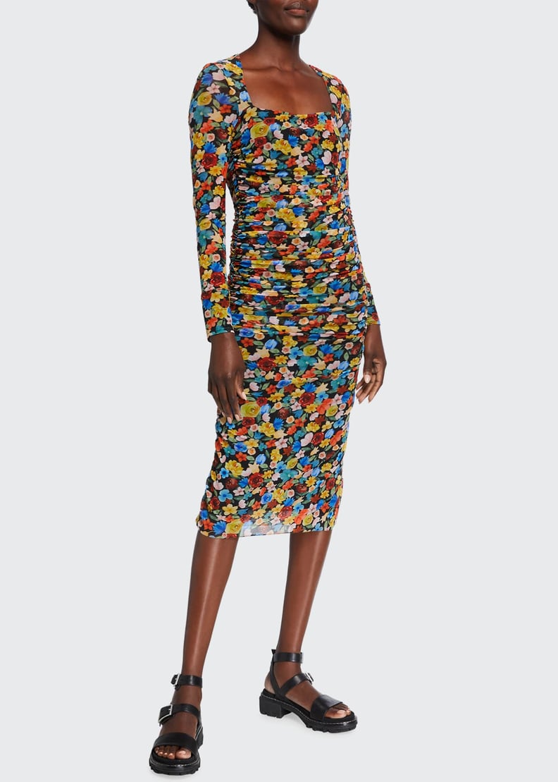 Shop Cami Mendes's Sheer Floral Dress on Jimmy Fallon | POPSUGAR Fashion