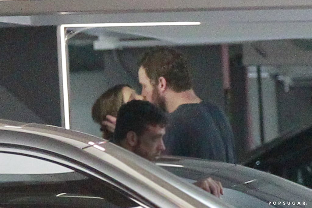 Chris Pratt and Katherine Schwarzenegger Kissing July 2018