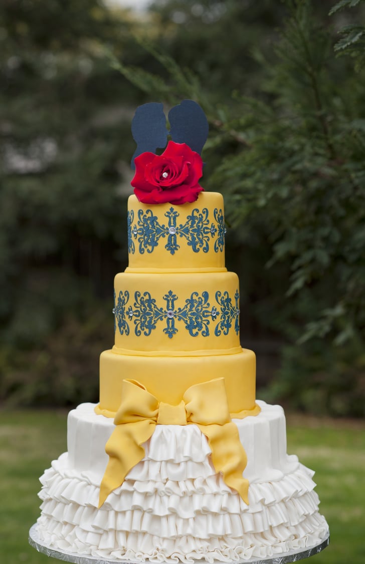 Beauty and the Beast Disney Wedding Cake Ideas