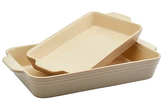 Our Table 2-Piece Stoneware Rectangular Bakers Set