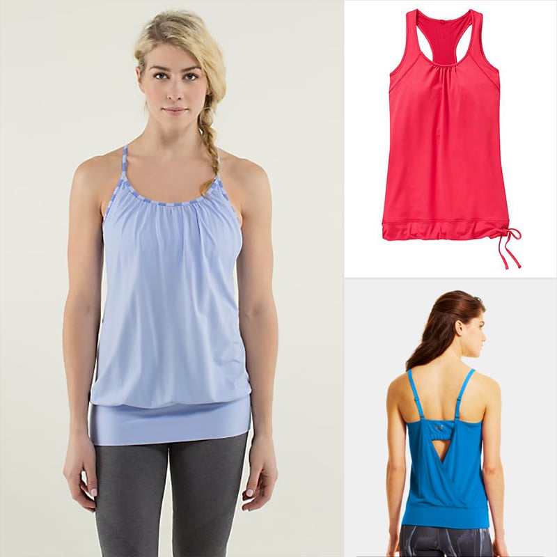 Tummy hiding workout online tops