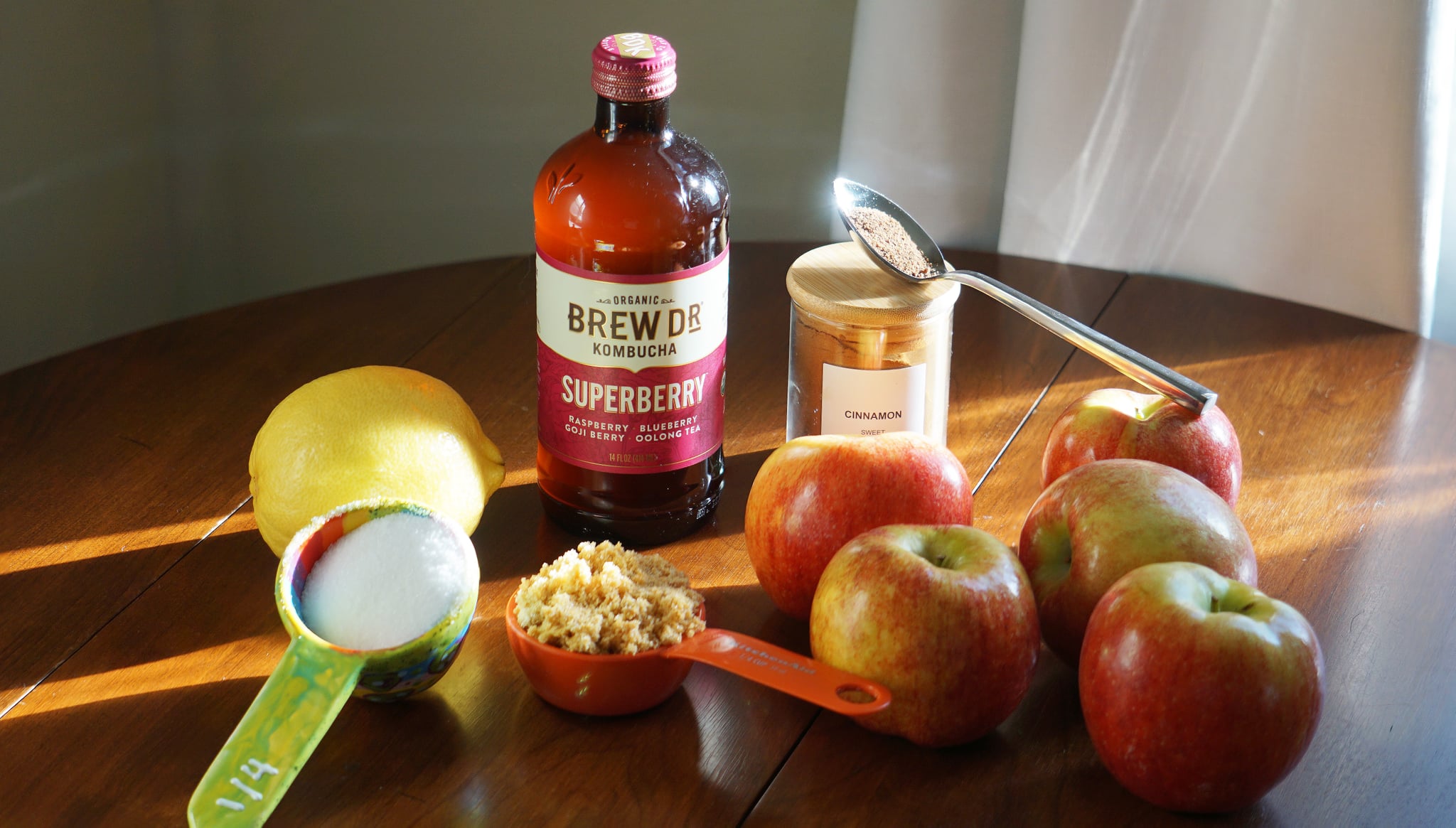 homemade kombucha apple sauce recipe ingredients