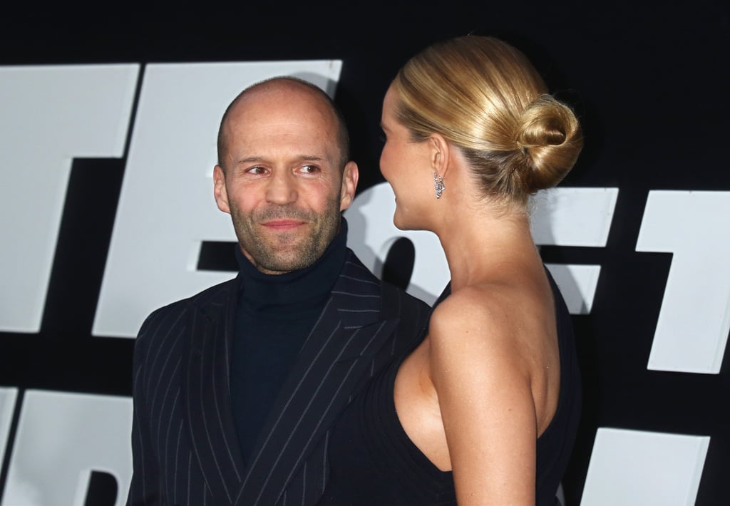 Rosie Huntington-Whiteley and Jason Statham Fast 8 Premiere