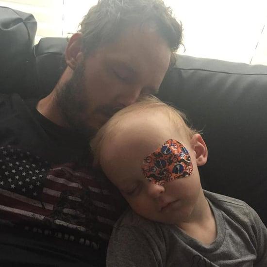 Anna Faris Posts a Picture of Chris Pratt and Jack Aug. 2015