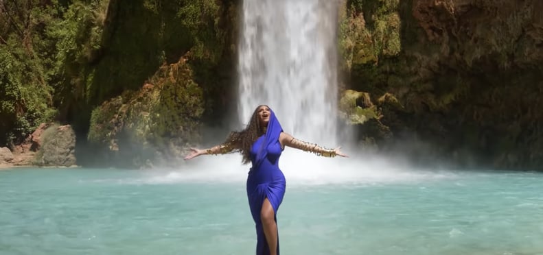 Beyoncé's Long Hair in "Spirit" Music Video