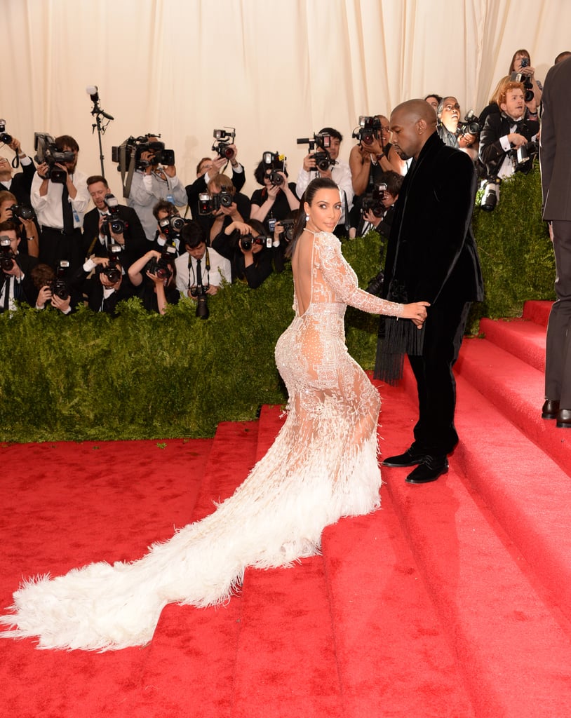 Kim Kardashian and Kanye West at the Met Gala 2015 | Photos