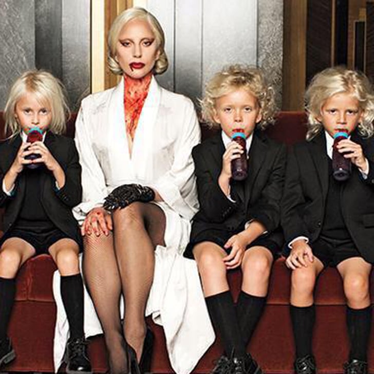 Lady Gaga Tweets A Picture With American Horror Story Kids Popsugar Entertainment