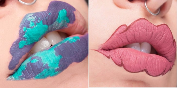 Wavy Lips Squiggle Brow Trend Popsugar Beauty