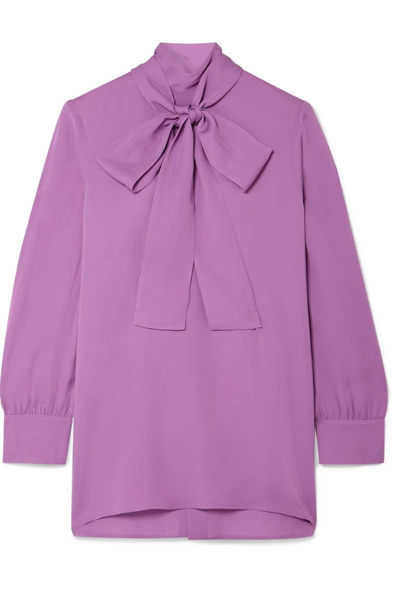 Gucci Pussy-Bow Silk Blouse