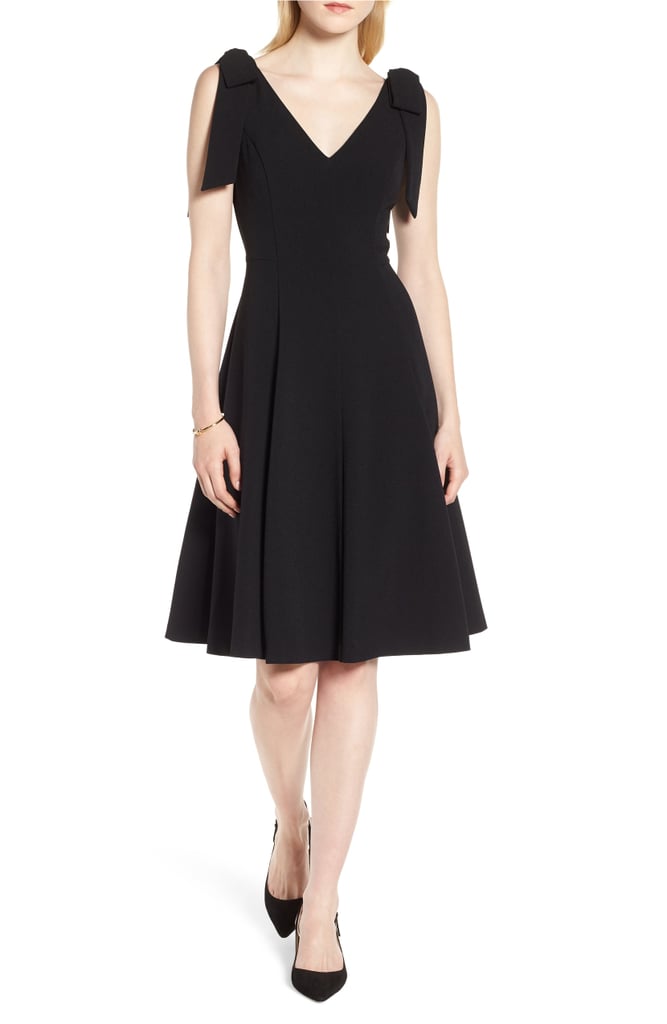 1901 Tie Shoulder Fit & Flare Dress |