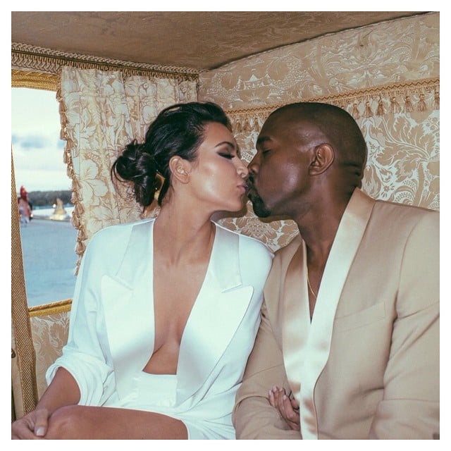 Kim Kardashian And Kanye West Wedding Pictures 2014 Popsugar Celebrity Photo 3 