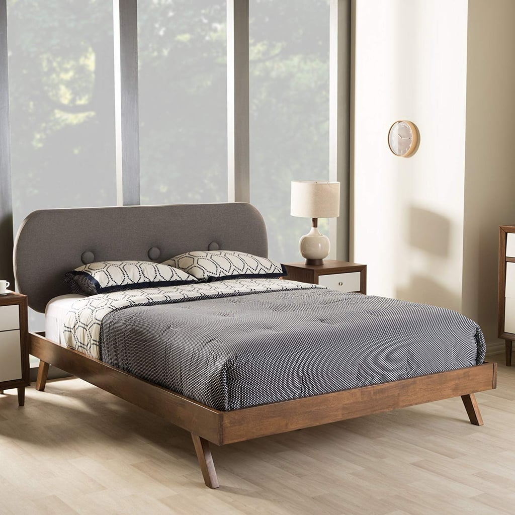 Baxton Studio Penelope Tufted King Platform Bed