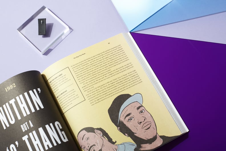 Hip-hop reading + single pyramid earring for the rap fan