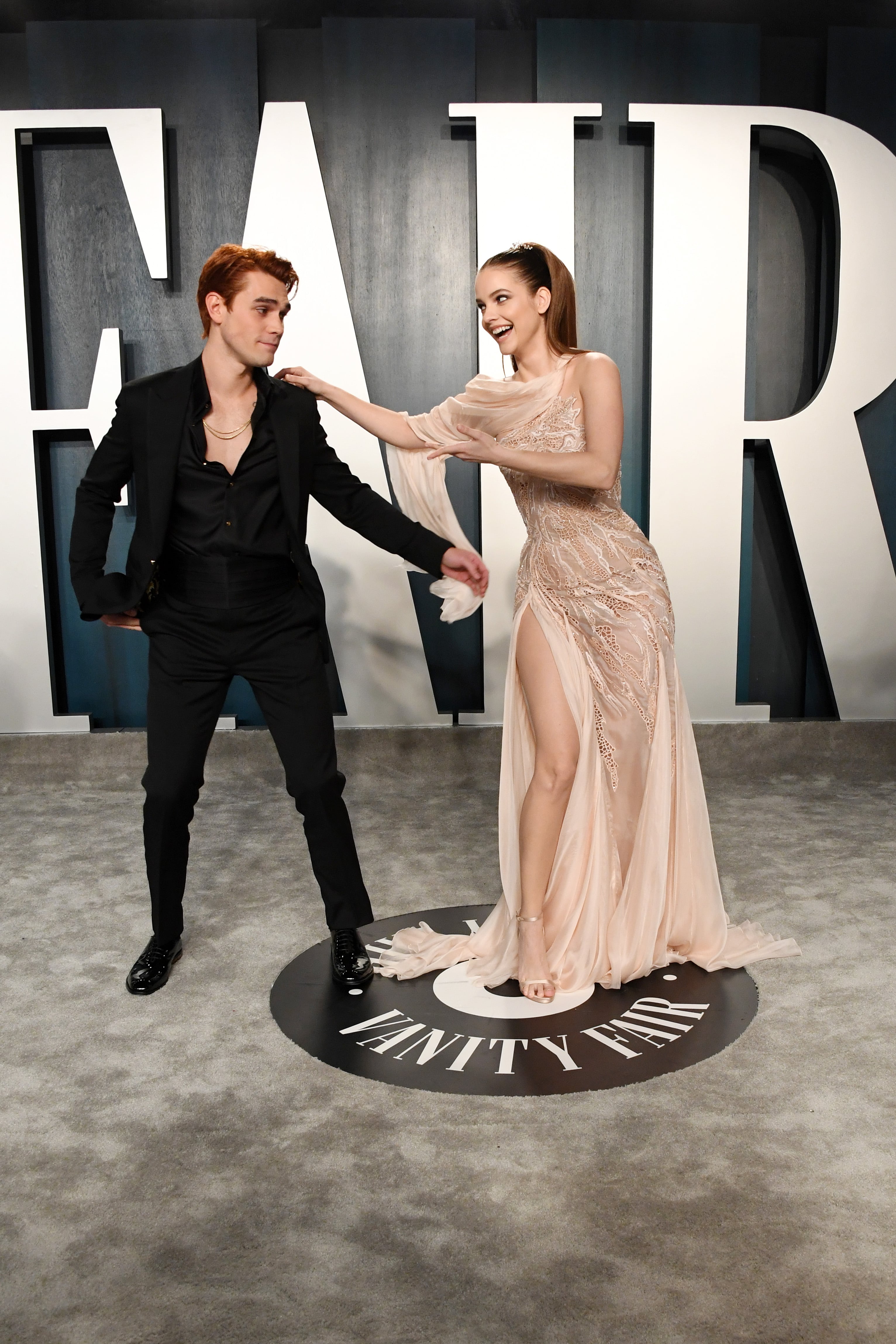 Cole Sprouse and Lili Reinhart Didn't Walk the Red Carpet at the 2020  Vanity Fair Oscar Party Together