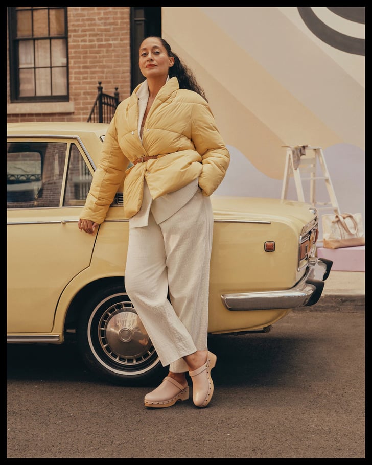 A Cosy Coat J.Crew Shawl Collar Puffer Jacket Tracee Ellis Ross