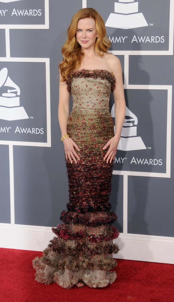 Nicole wearing Jean Paul Gaultier at the 2011 Grammy Awards.