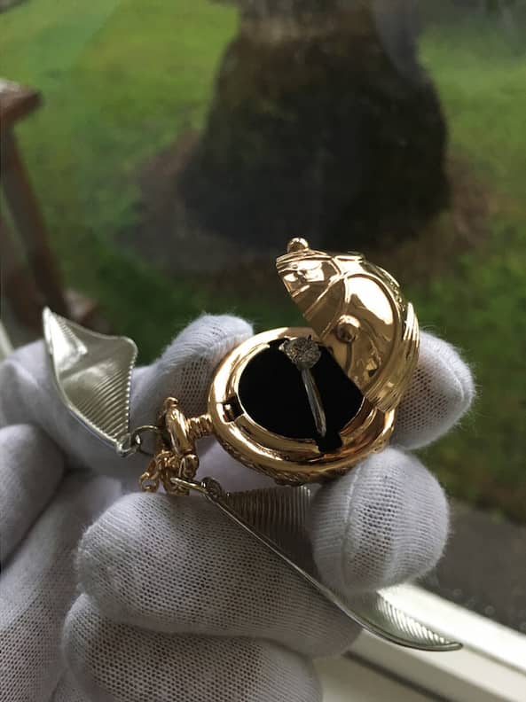 Golden snitch on sale engagement ring