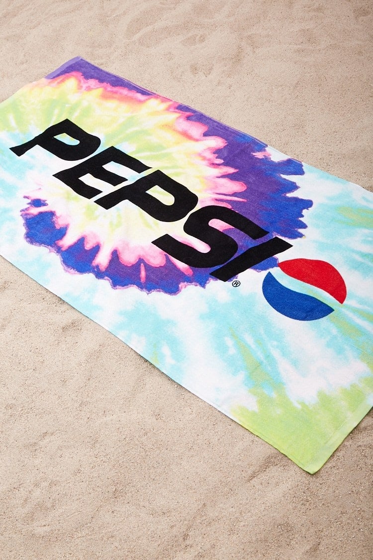 Pepsi Tie-Dye Beach Towel