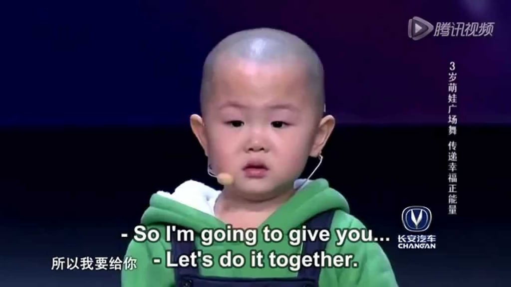A 3-Year-Old Boy's Outrageously Cute Moves