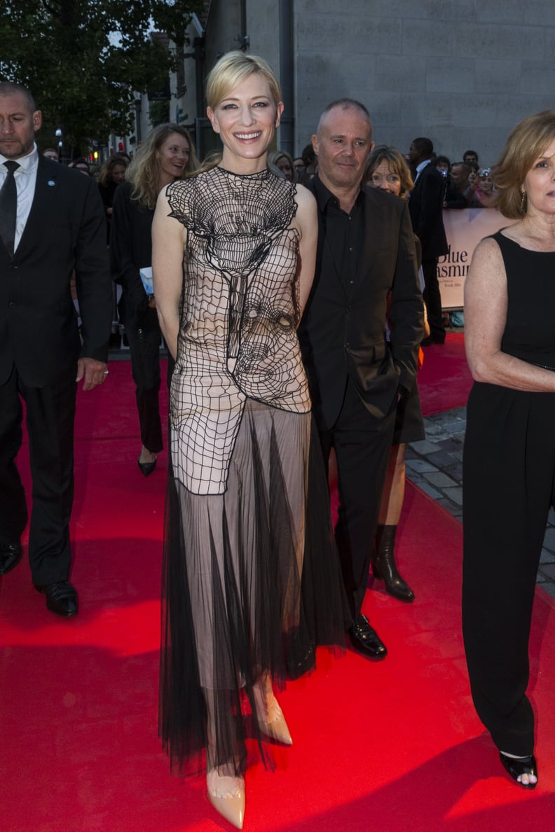 Cate Blanchett wears Christopher Kane at the Blue Jasmine premiere, Fashion