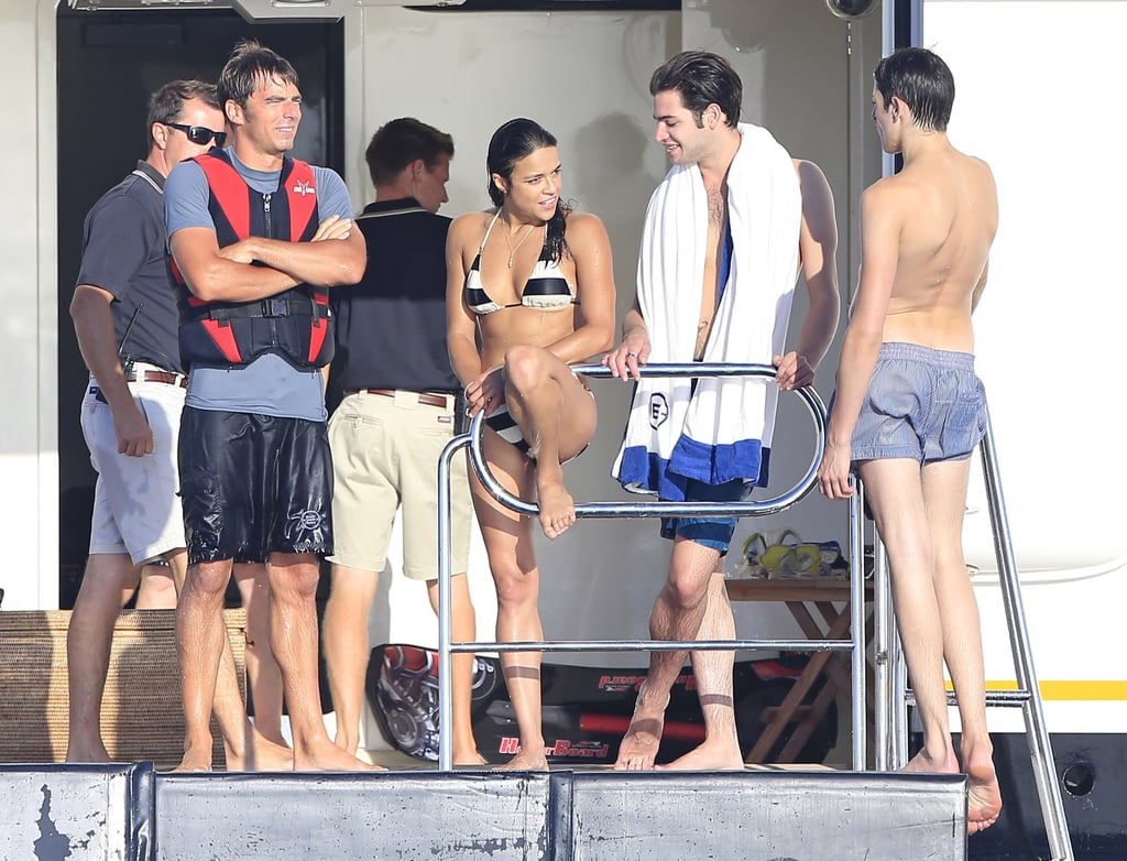 Michelle Rodriguez in a Bikini in Ibiza 2014 | Pictures