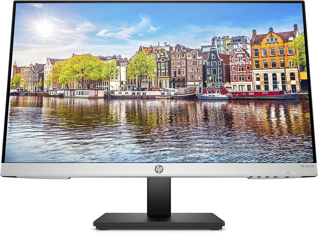 Height and Tilt Adjustable Computer Monitor: HP 24mh FHD Monitor