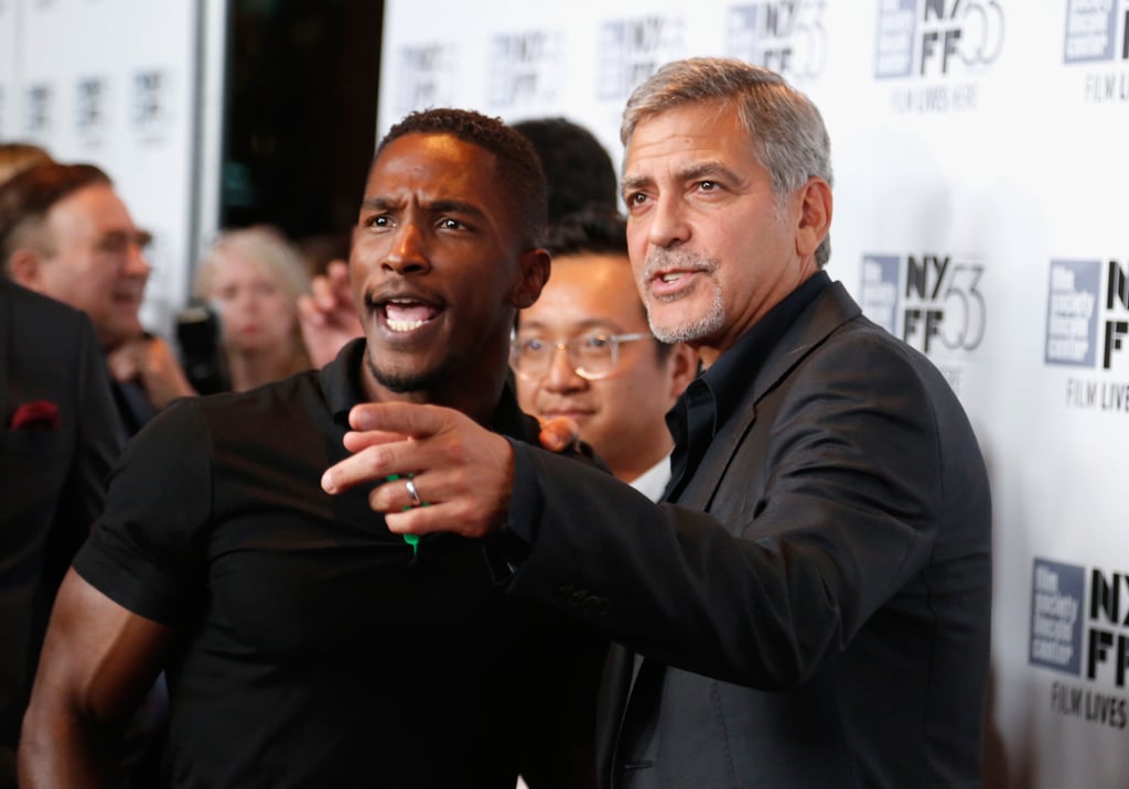 Amal and George Clooney at NYC Film Festival 2015
