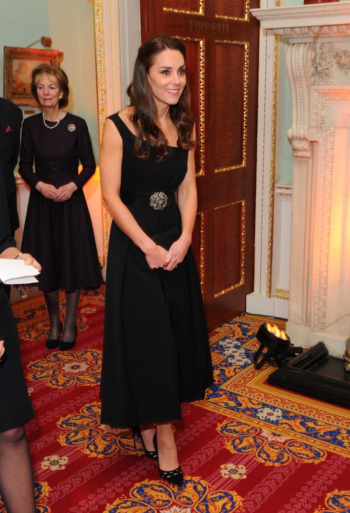 Kate Middleton Black Preen Dress at Place2Be Awards 2016