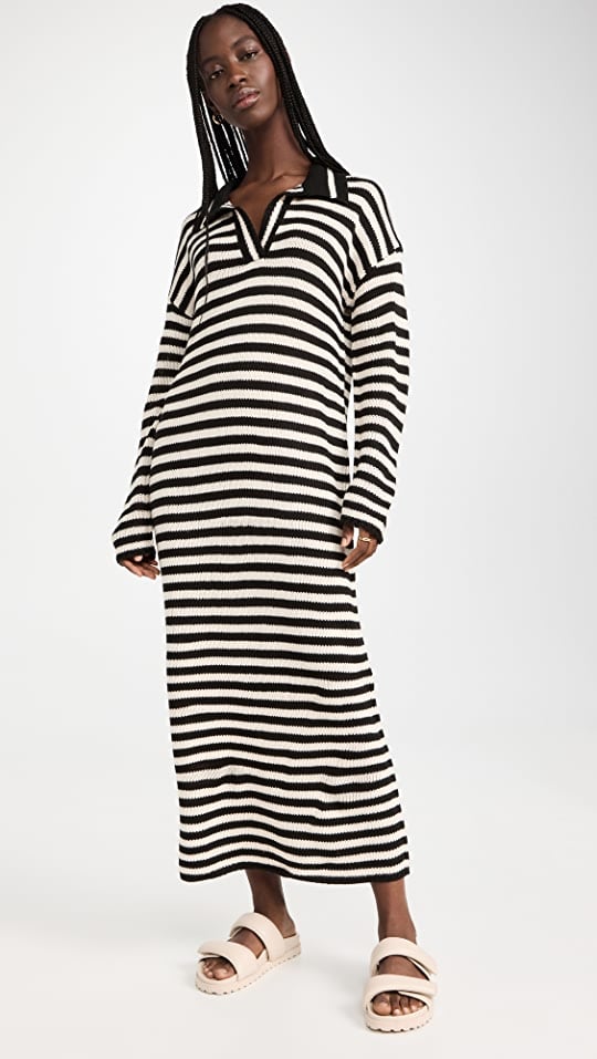 525 Stripe Polo Dress