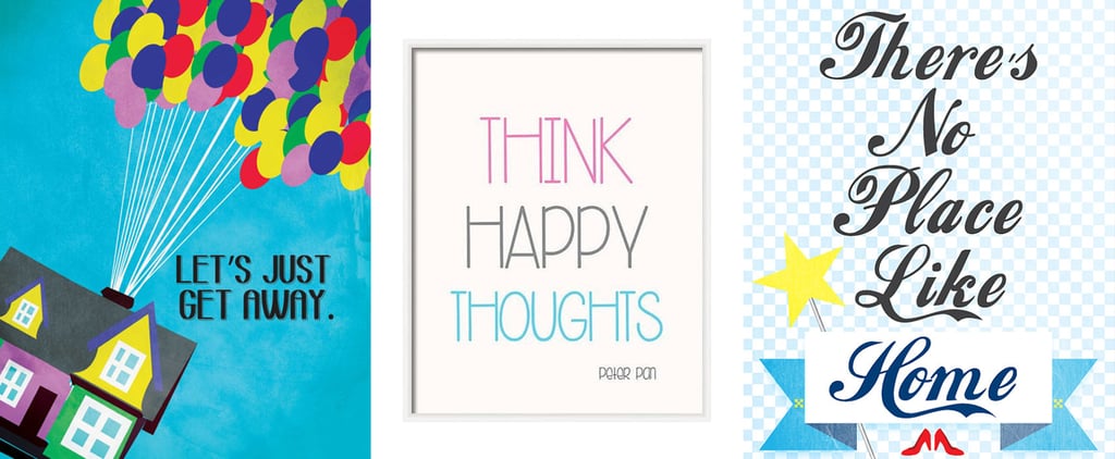 Movie Quote Artwork For Kids' Rooms