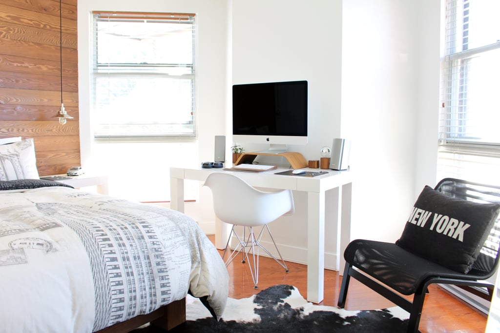 Make your bed every morning, so that you’re coming home to a more centered space.