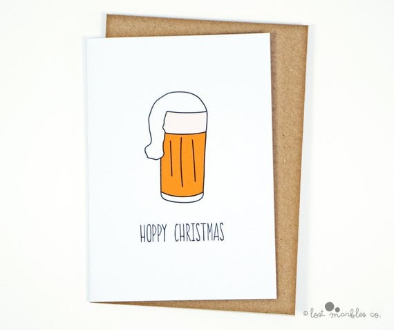 Beer Christmas Card